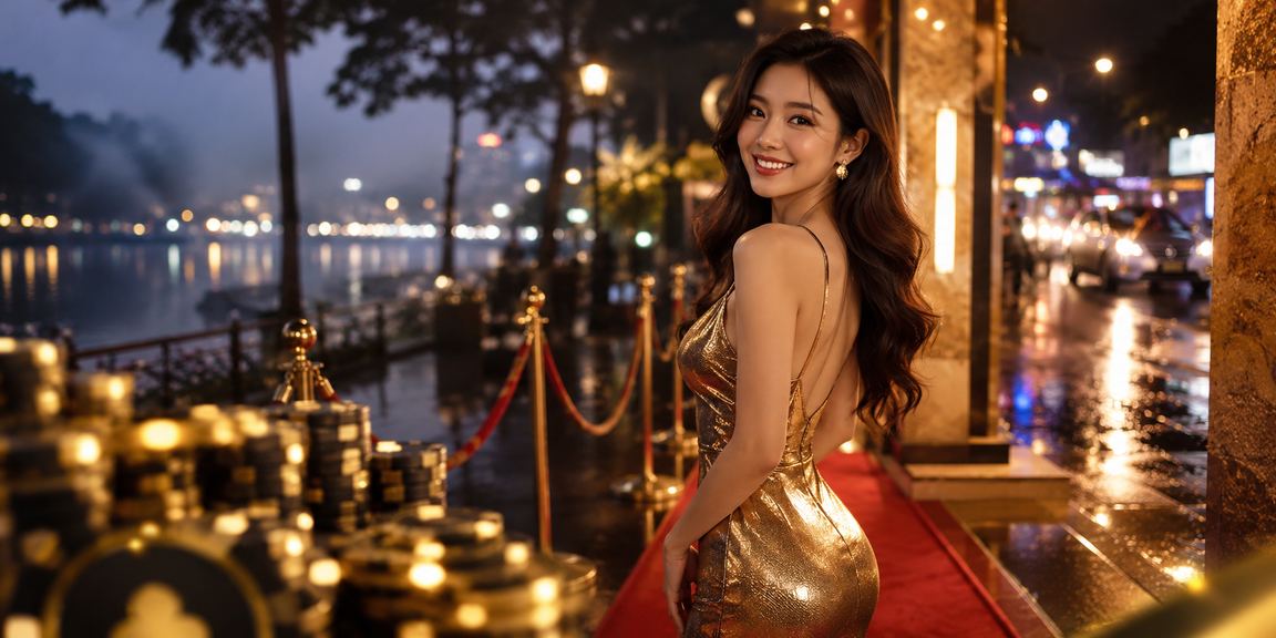 Khung cảnh Đà Lạt lãng mạn, người dùng thư giãn và trải nghiệm casino trực tuyến vn888 trên laptop