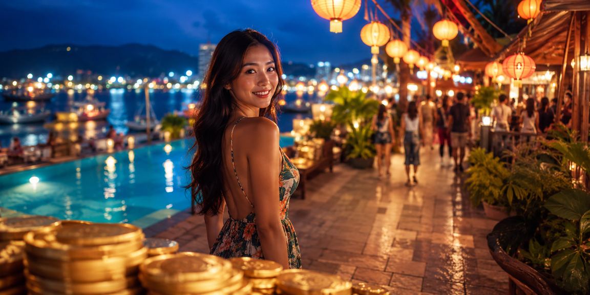 Chợ đêm Vũng Tàu tấp nập, du khách theo dõi kèo thể thao trên điện thoại